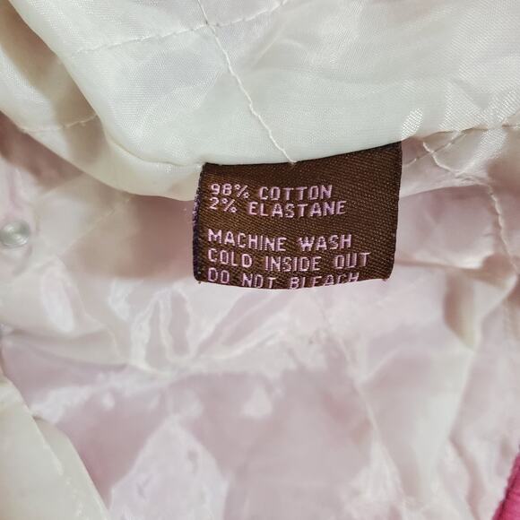 Vintage BB Jeans | Bubble Gum Pink Corduroy Jacket with Chest Pockets - Picture 9 of 10